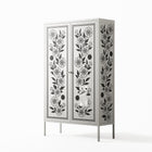 Barbed Bloom - Cabinet - Daphna Sebbane - Chalk - Overlay Metal