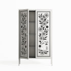 Barbed Bloom - Cabinet - Daphna Sebbane - Chalk - Overlay Metal