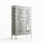 Barbed Bloom - Cabinet - Daphna Sebbane - Chalk - Overlay Metal