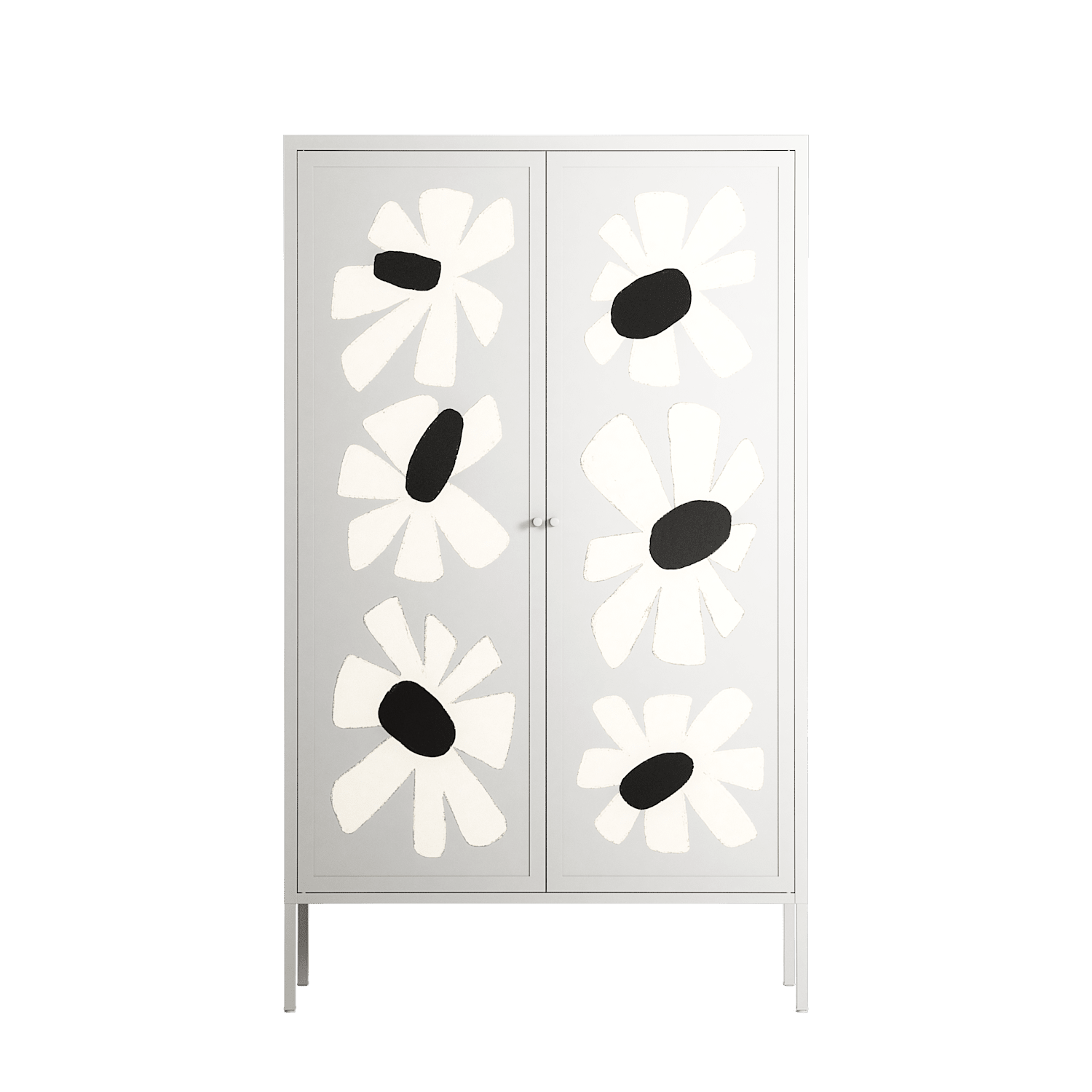 No Stress - Cabinet - Magdalena Marchocka - Chalk - Overlay Metal