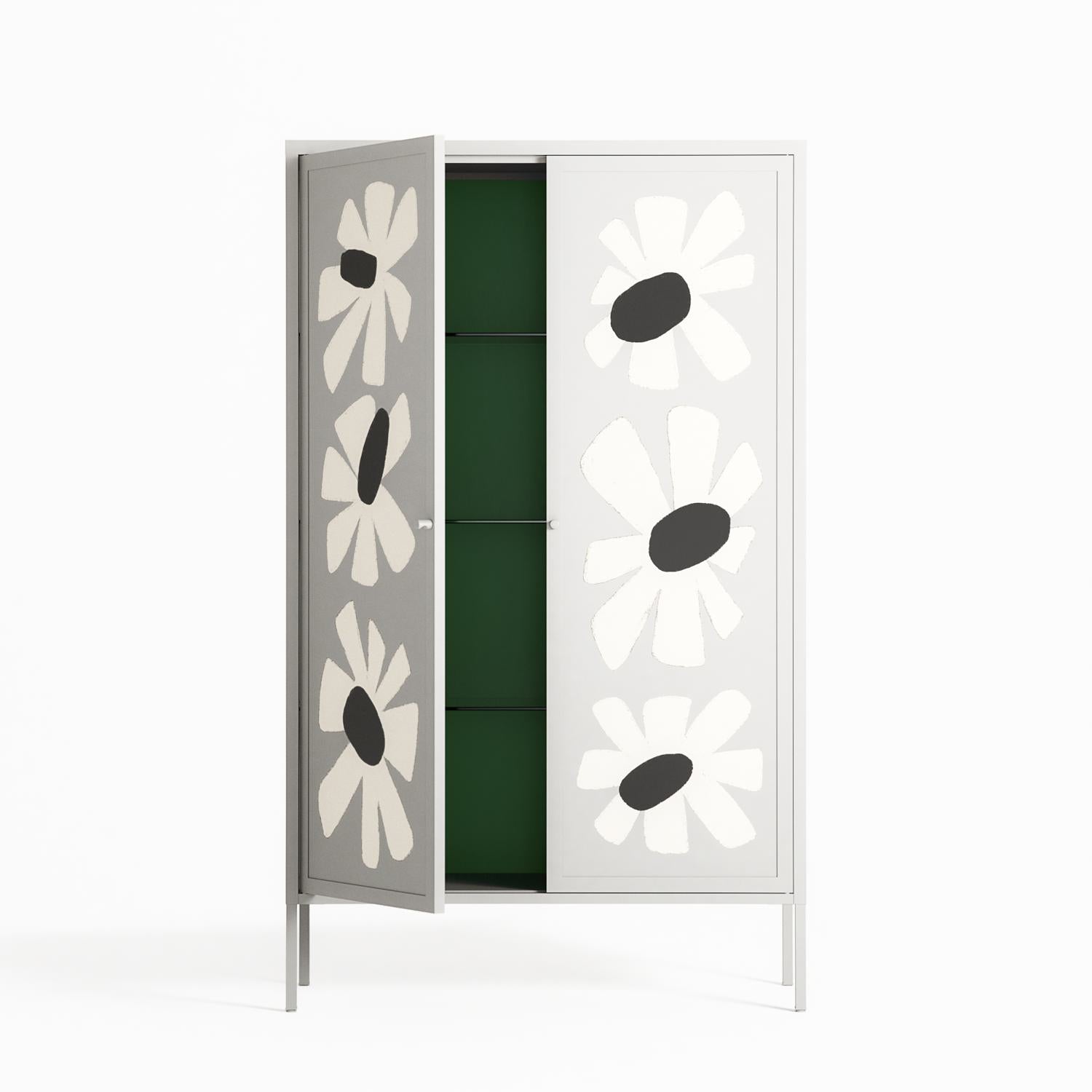 No Stress - Cabinet - Magdalena Marchocka - Chalk - Overlay Metal