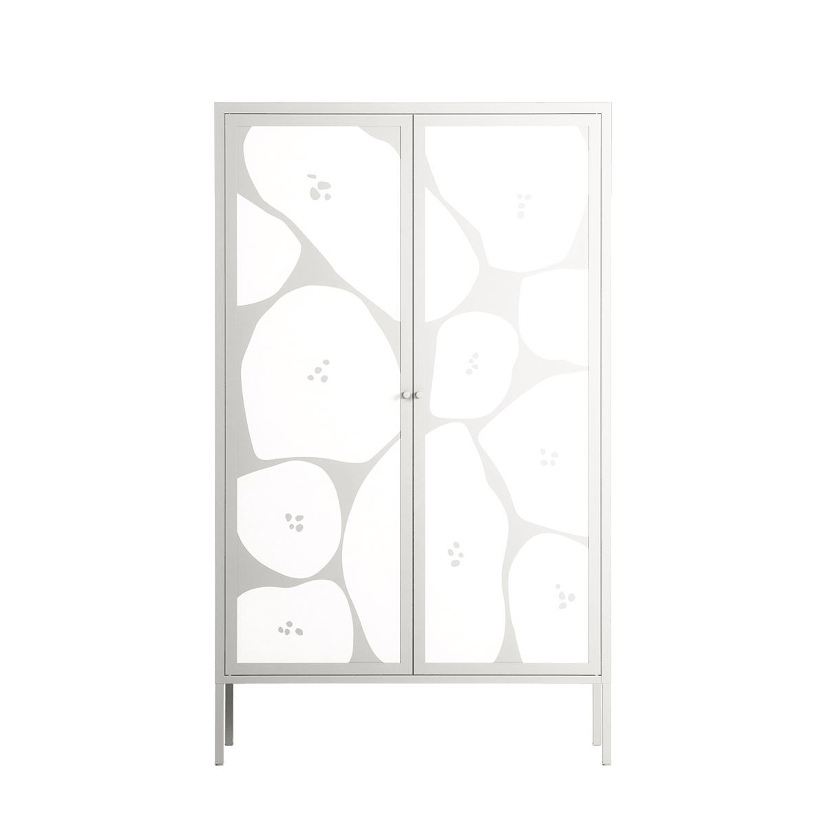 Stones - Cabinet - Magdalena Marchocka - Chalk - Overlay Metal