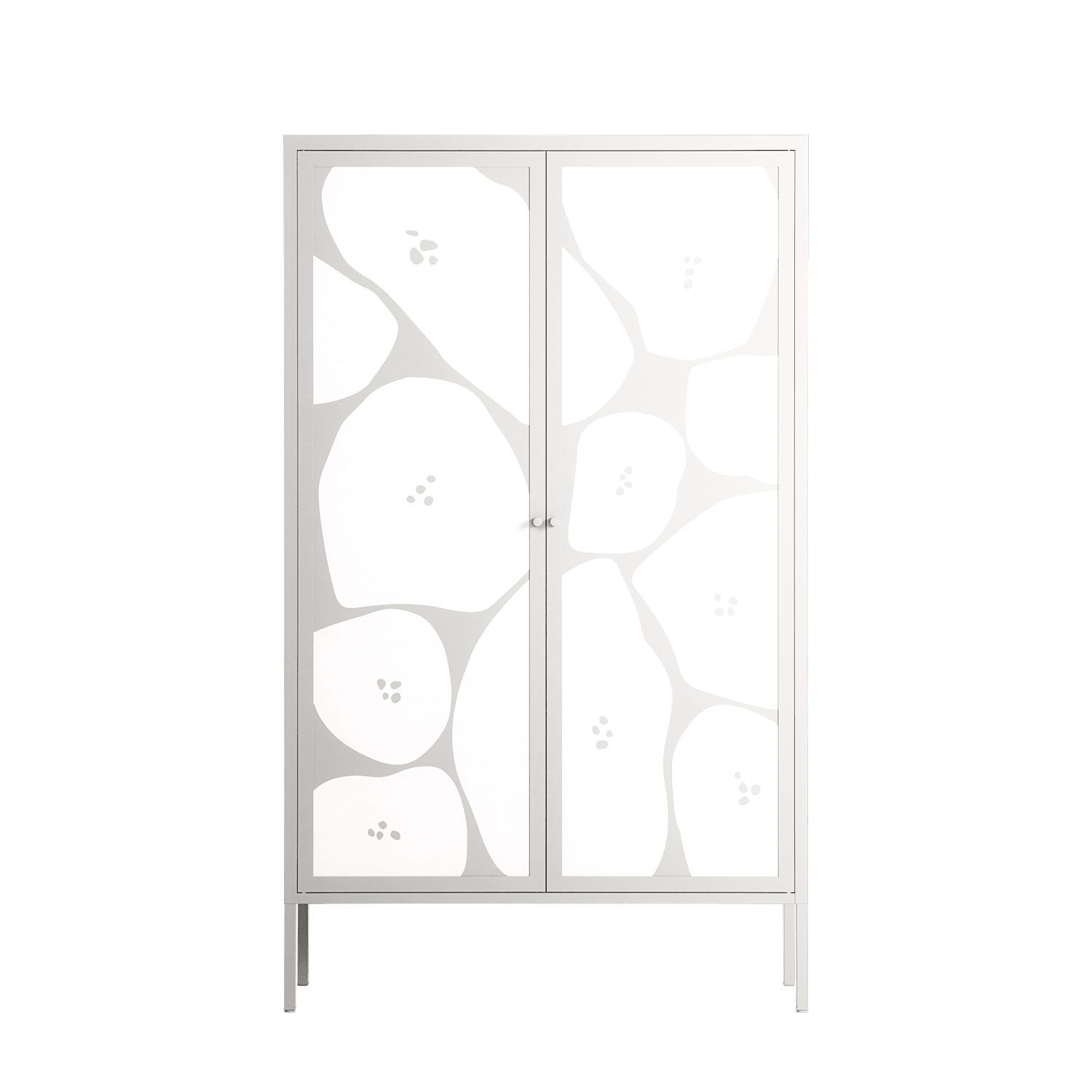 Stones - Cabinet - Magdalena Marchocka - Chalk - Overlay Metal