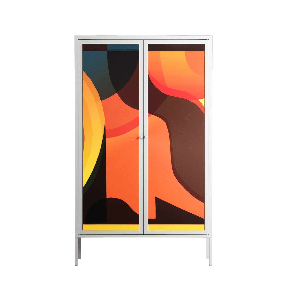 Swift - Cabinet - Rikki Hewitt - Chalk - Overlay Metal