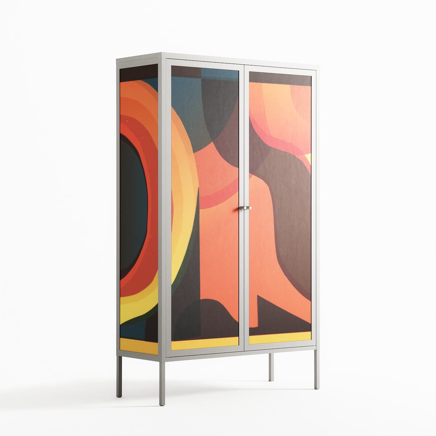 Swift - Cabinet - Rikki Hewitt - Chalk - Overlay Metal