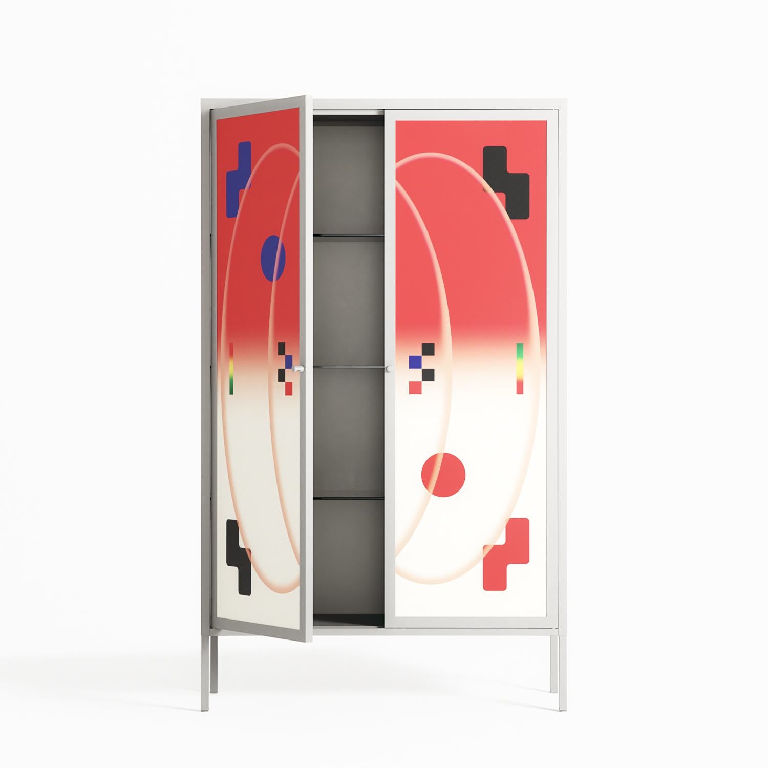 Parallel Mirage - Cabinet - Oluwaseyi Samuel Adebayo  - Chalk - Overlay Metal