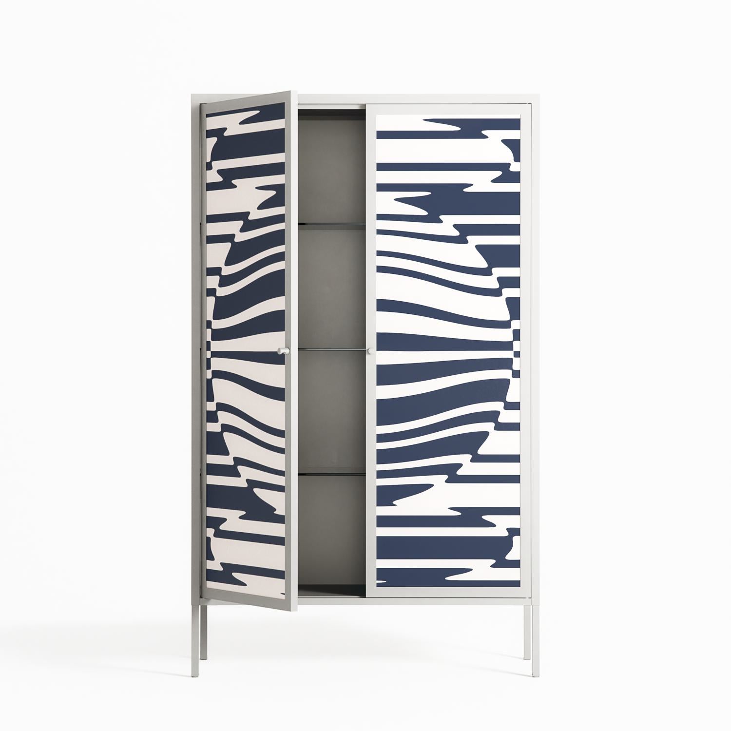Wave Lens - Cabinet - Oluwaseyi Samuel Adebayo - Chalk - Overlay Metal