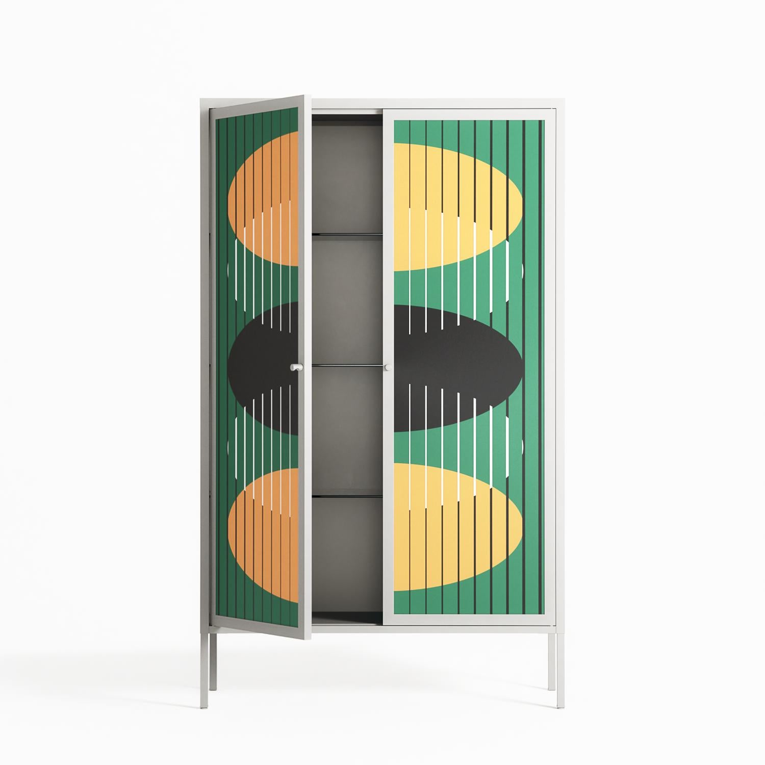 Soul Split - Cabinet - Oluwaseyi Samuel Adebayo - Chalk - Overlay Metal