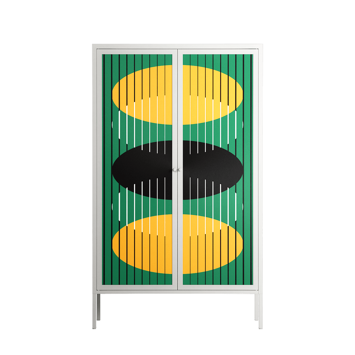 Soul Split - Cabinet - Oluwaseyi Samuel Adebayo - Chalk - Overlay Metal