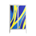 Blue Gale - Cabinet - Oluwaseyi Samuel Adebayo - Chalk - Overlay Metal