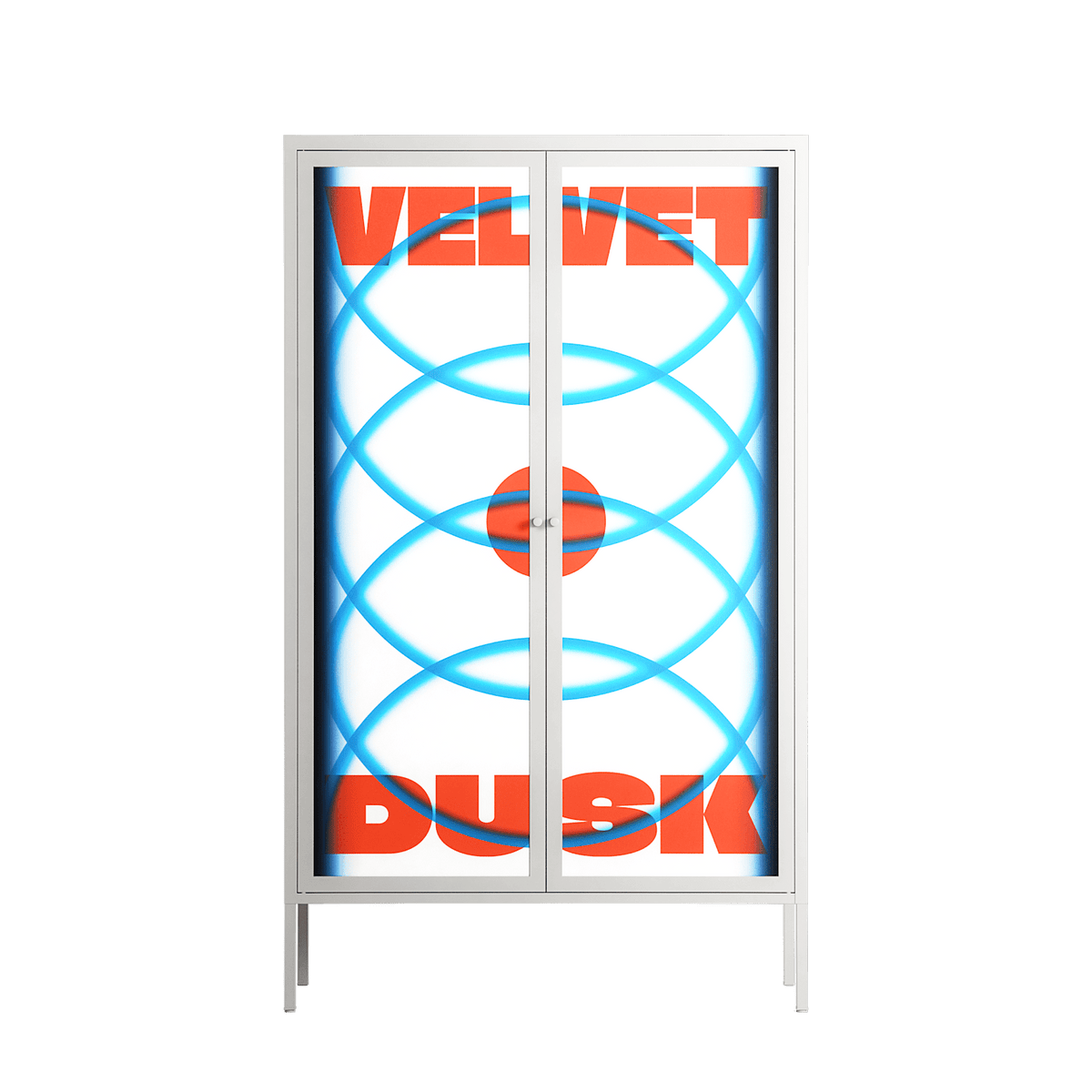 Velvet Dusk - Cabinet - Oluwaseyi Samuel Adebayo - Chalk - Overlay Metal