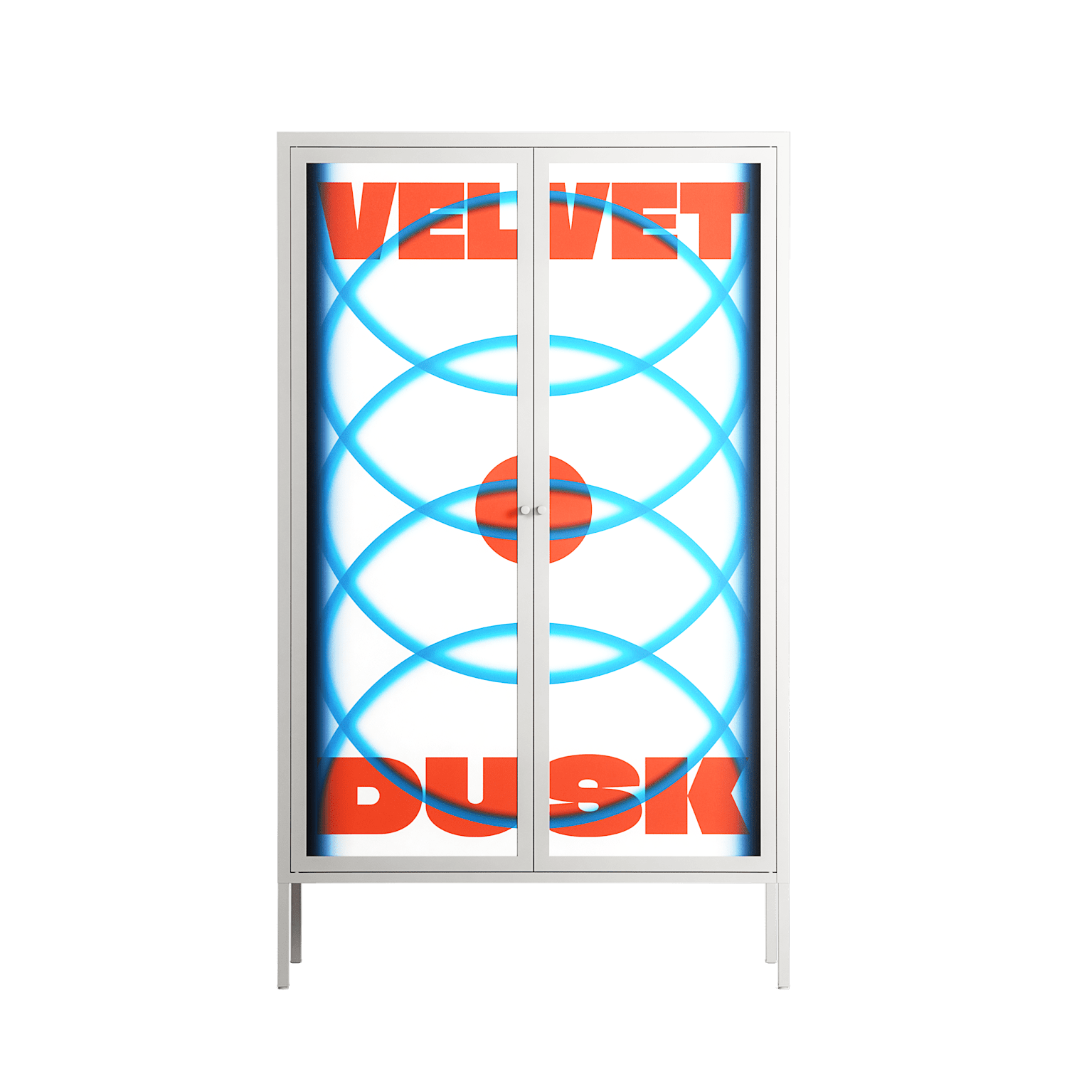 Velvet Dusk - Cabinet - Oluwaseyi Samuel Adebayo - Chalk - Overlay Metal