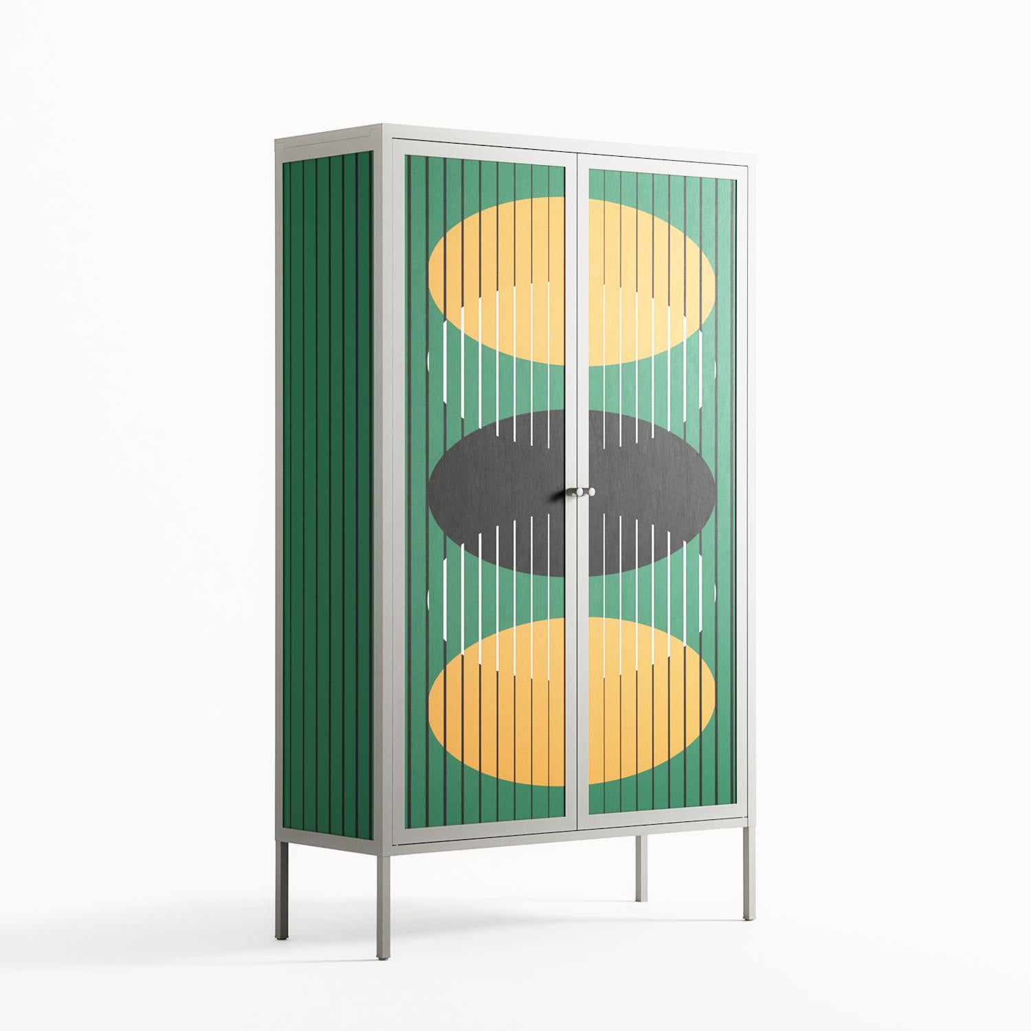 Soul Split - Cabinet - Oluwaseyi Samuel Adebayo - Chalk - Overlay Metal