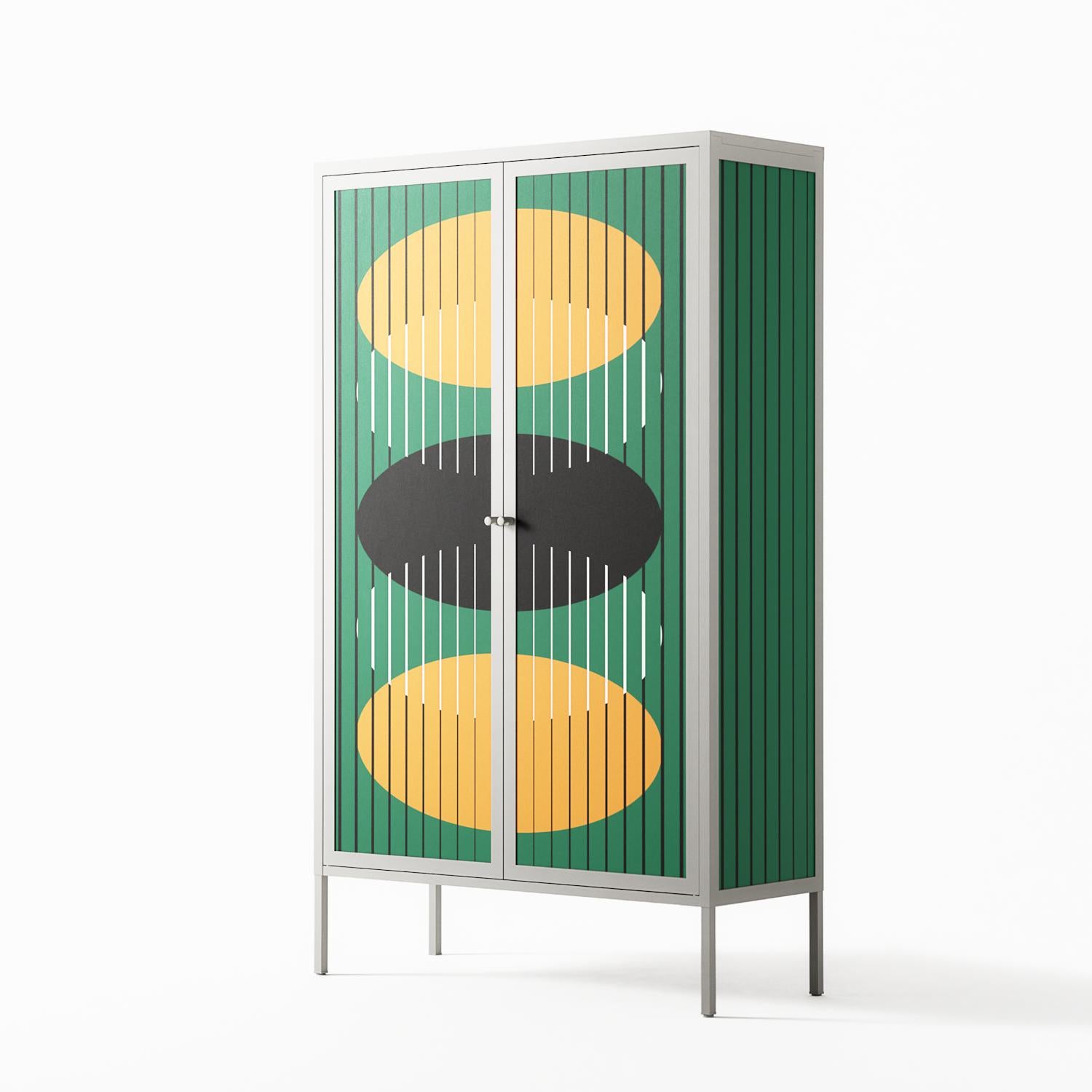 Soul Split - Cabinet - Oluwaseyi Samuel Adebayo - Chalk - Overlay Metal