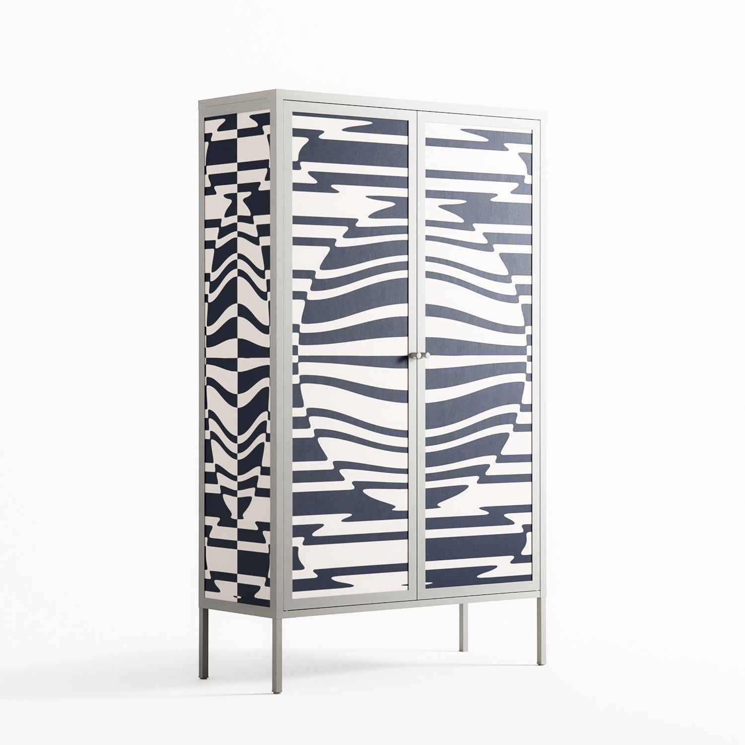 Wave Lens - Cabinet - Oluwaseyi Samuel Adebayo - Chalk - Overlay Metal