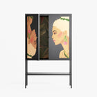 Twins - Loft Cabinet - Raissa Oltmanns - Antracite - Overlay Metal