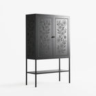 Barbed Bloom - Loft Cabinet - Daphna Sebbane - Antracite - Overlay Metal