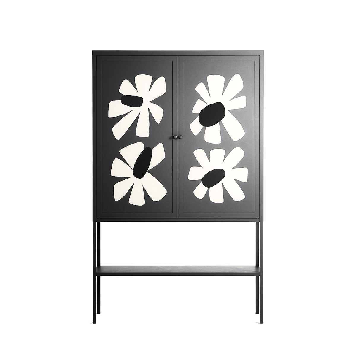 No Stress - Loft Cabinet - Magdalena Marchocka - Antracite - Overlay Metal