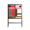 Harmonic - Loft Cabinet - Rikki Hewitt - Antracite - Overlay Metal