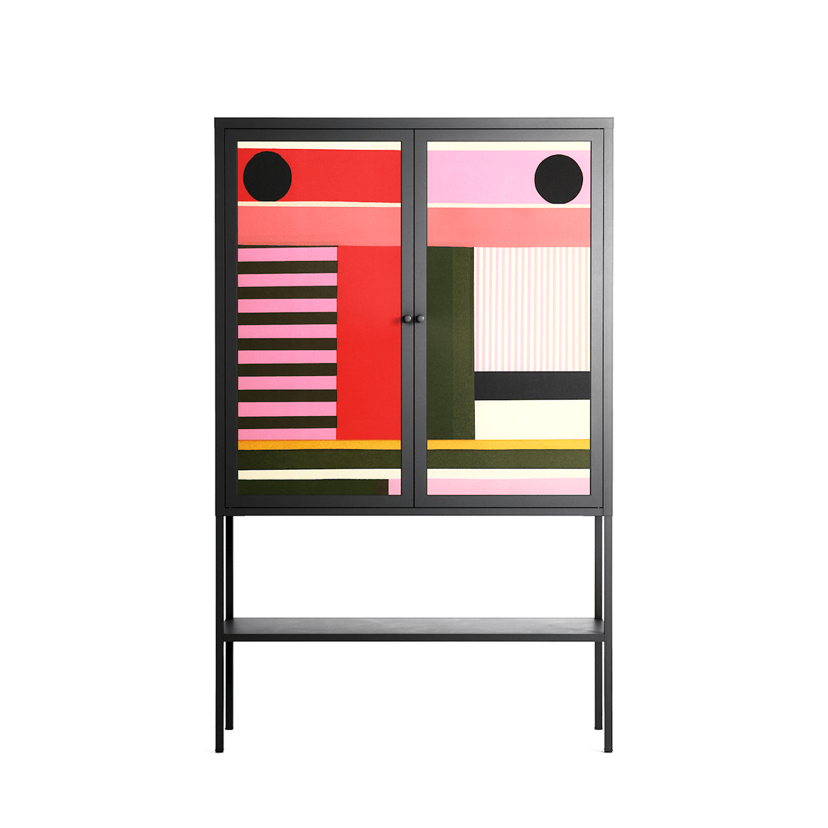 Harmonic - Loft Cabinet - Rikki Hewitt - Antracite - Overlay Metal