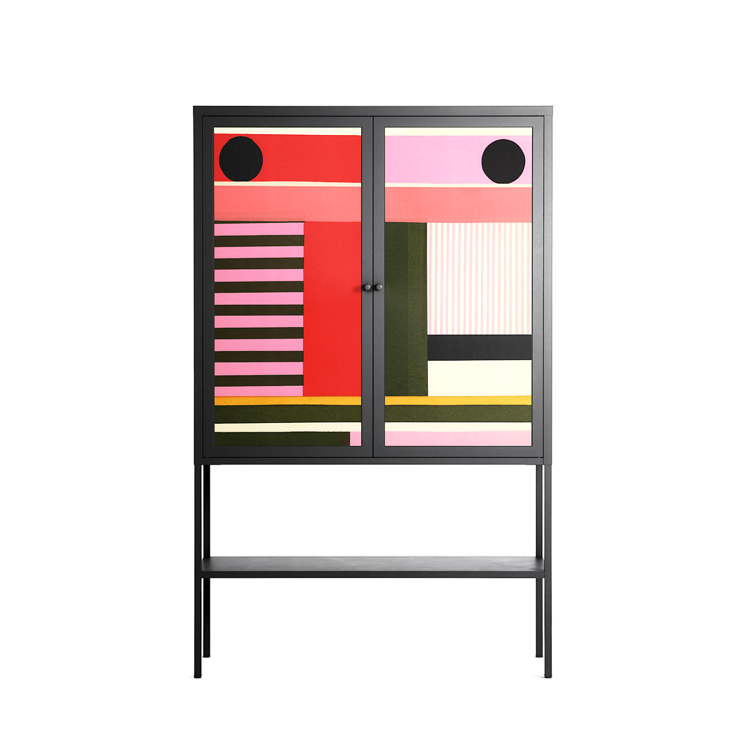 Harmonic - Loft Cabinet - Rikki Hewitt - Antracite - Overlay Metal