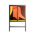 Swift - Loft Cabinet - Rikki Hewitt - Antracite - Overlay Metal