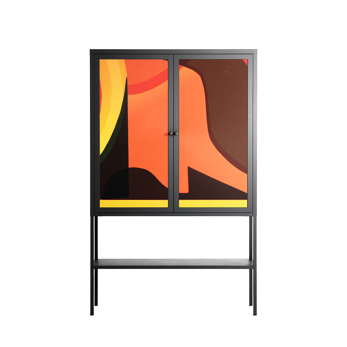 Swift - Loft Cabinet - Rikki Hewitt - Antracite - Overlay Metal