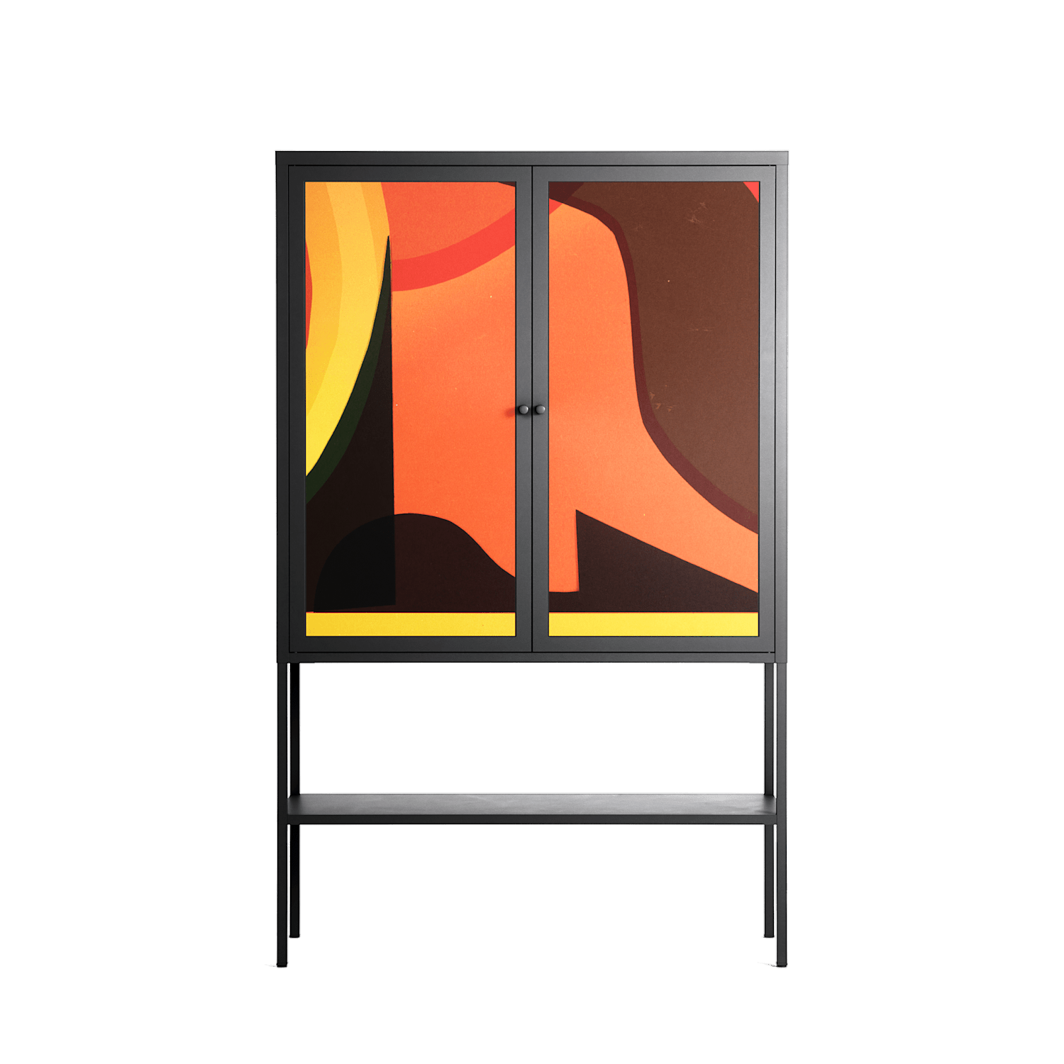 Swift - Loft Cabinet - Rikki Hewitt - Antracite - Overlay Metal