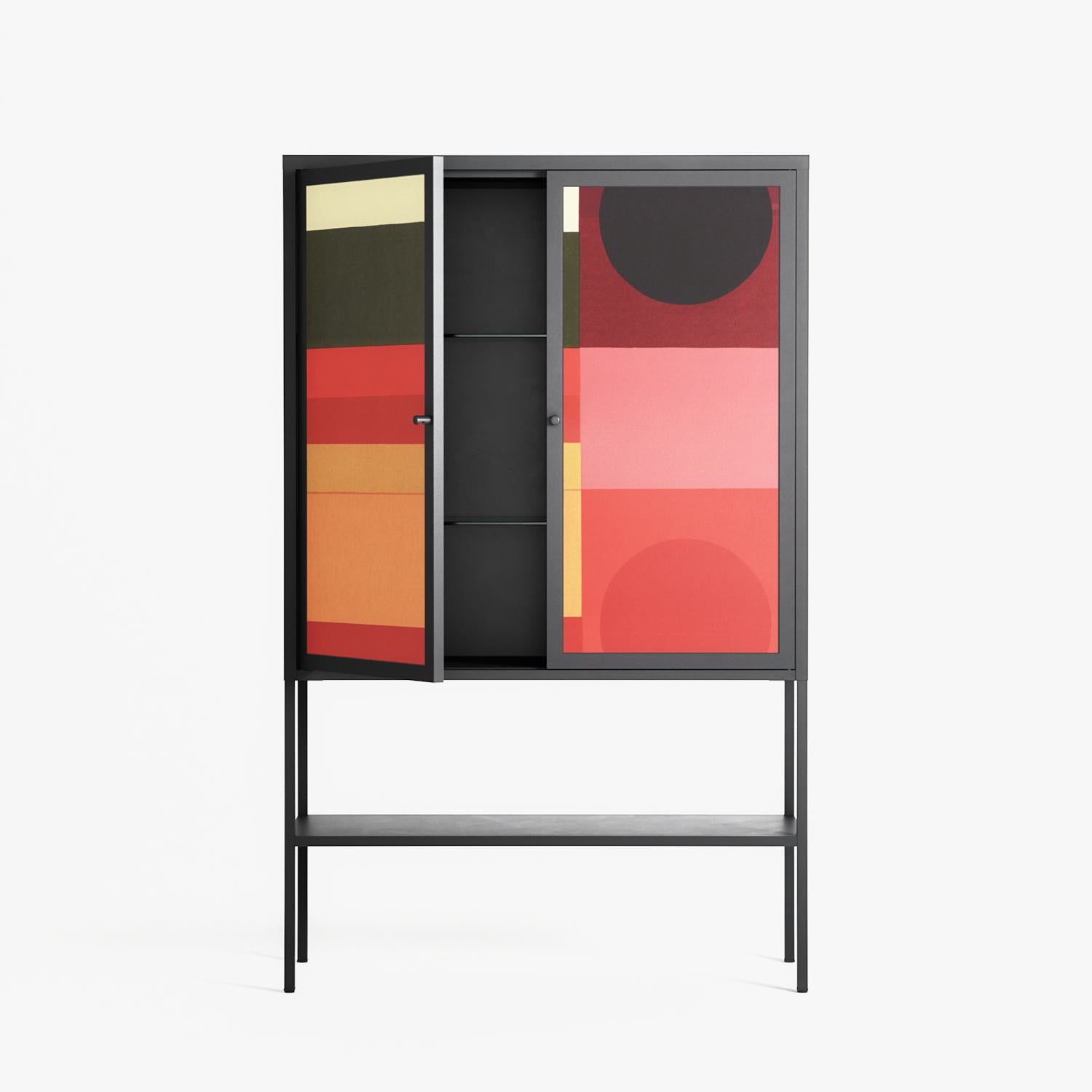 Turnstile - Loft Cabinet - Rikki Hewitt - Antracite - Overlay Metal
