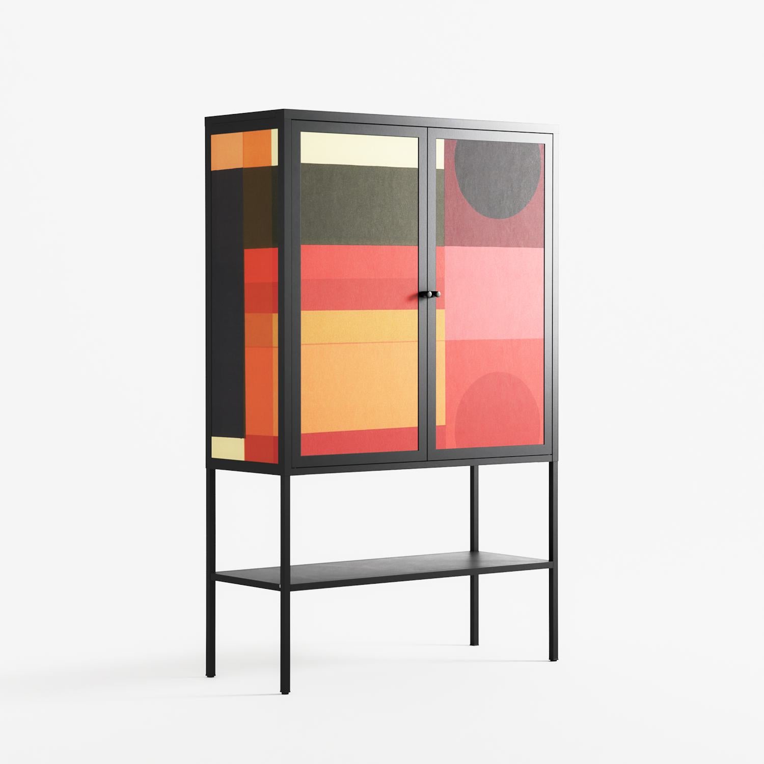 Turnstile - Loft Cabinet - Rikki Hewitt - Antracite - Overlay Metal
