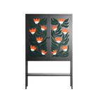 Blooming Folk Garden - Loft Cabinet - Sandra Hutter - Antracite - Overlay Metal