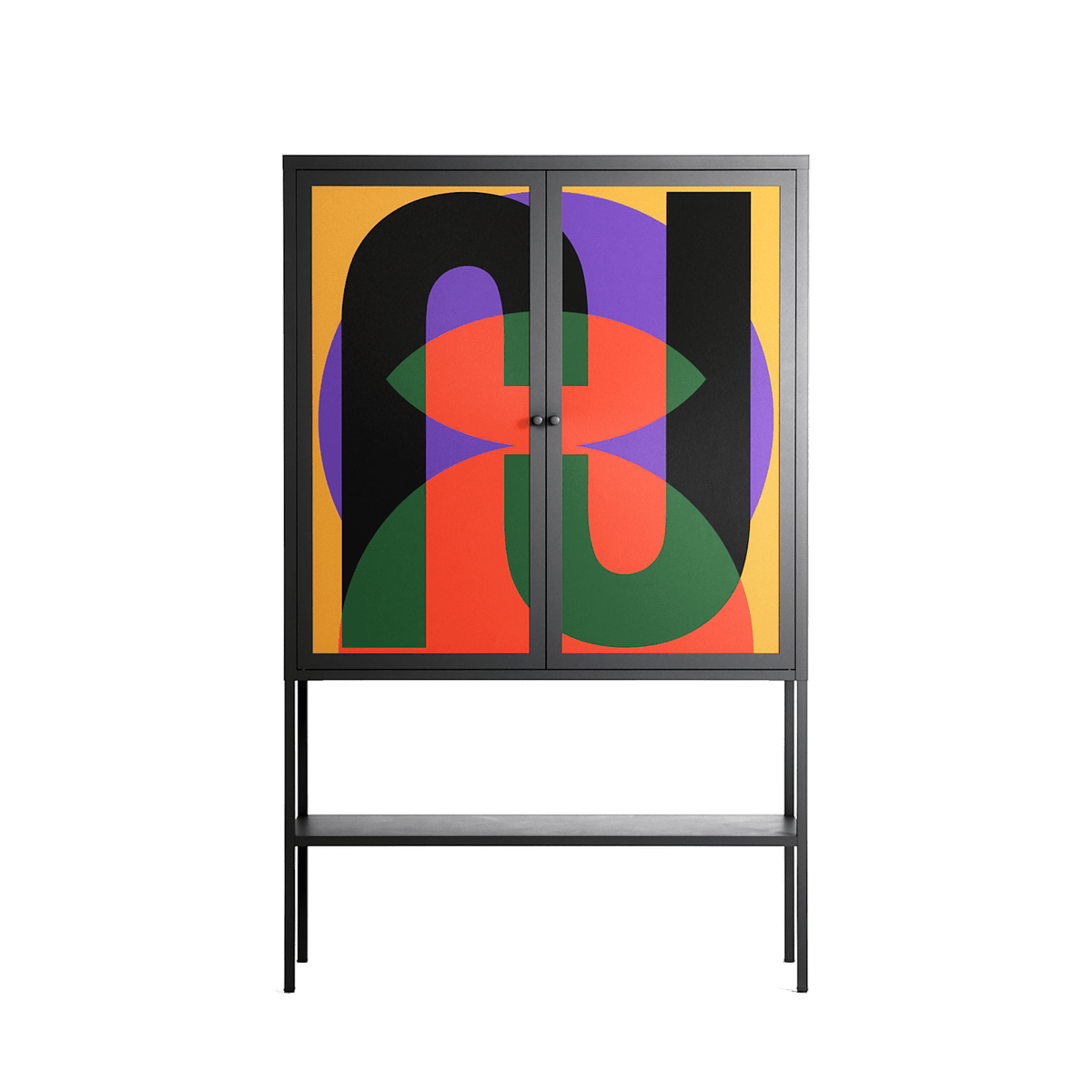 JJ - Loft Cabinet - Oluwaseyi Samuel Adebayo - Antracite - Overlay Metal