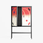 Parallel Mirage - Loft Cabinet - Oluwaseyi Samuel Adebayo  - Antracite - Overlay Metal
