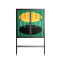 Soul Split - Loft Cabinet - Oluwaseyi Samuel Adebayo - Antracite - Overlay Metal