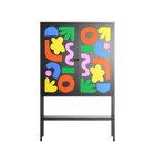 Fun Shapes - Loft Cabinet - Sandra Hutter - Antracite - Overlay Metal