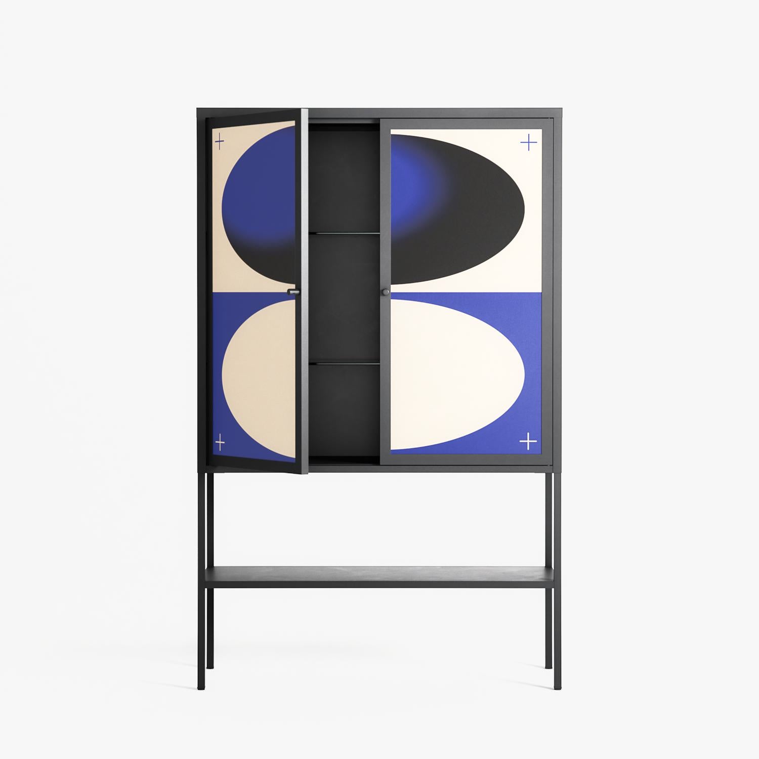 Entrance - Loft Cabinet - Oluwaseyi Samuel Adebayo - Antracite - Overlay Metal