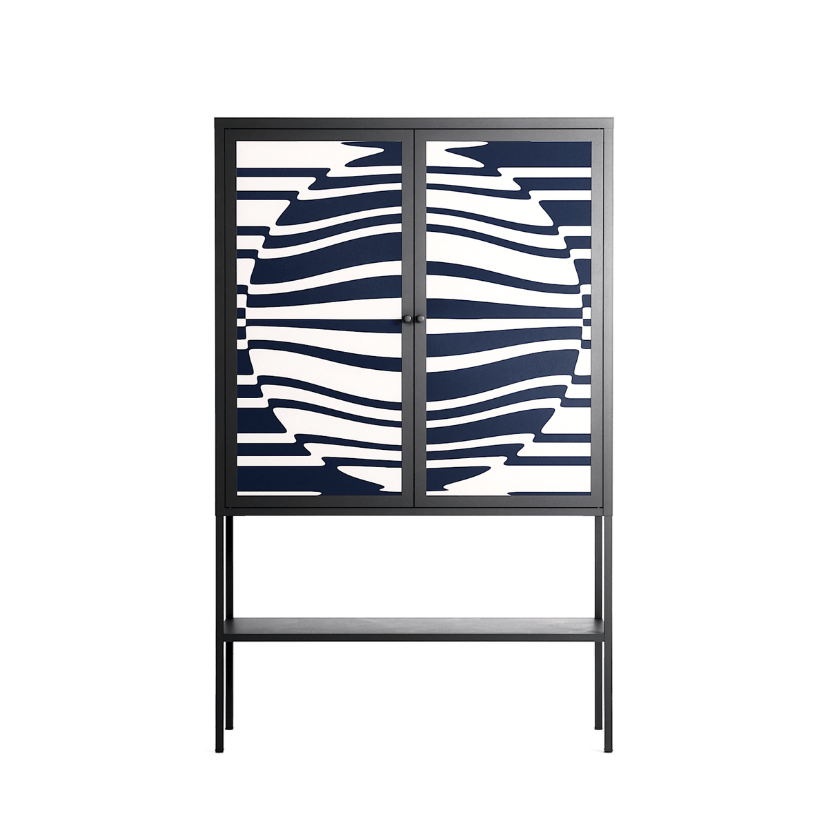 Wave Lens - Loft Cabinet - Oluwaseyi Samuel Adebayo - Antracite - Overlay Metal