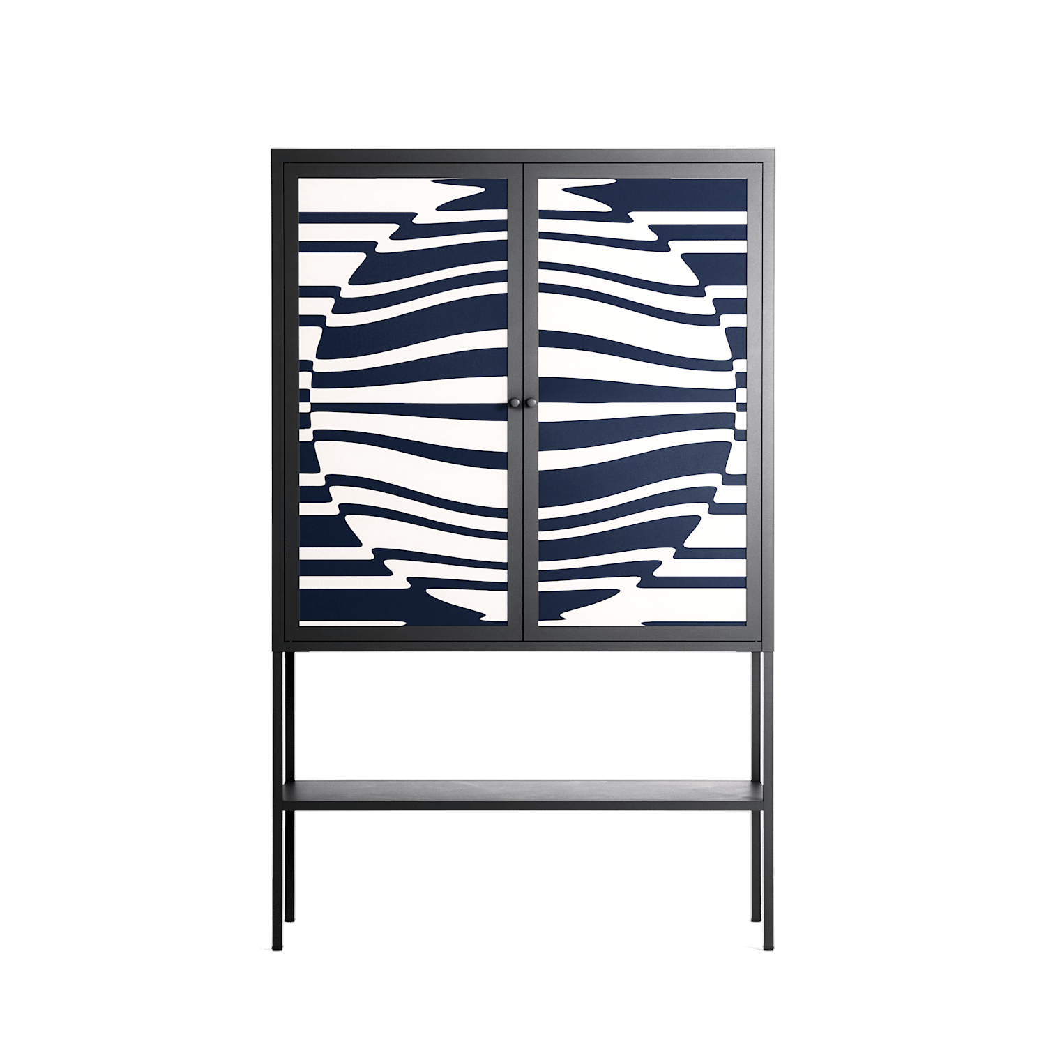 Wave Lens - Loft Cabinet - Oluwaseyi Samuel Adebayo - Antracite - Overlay Metal