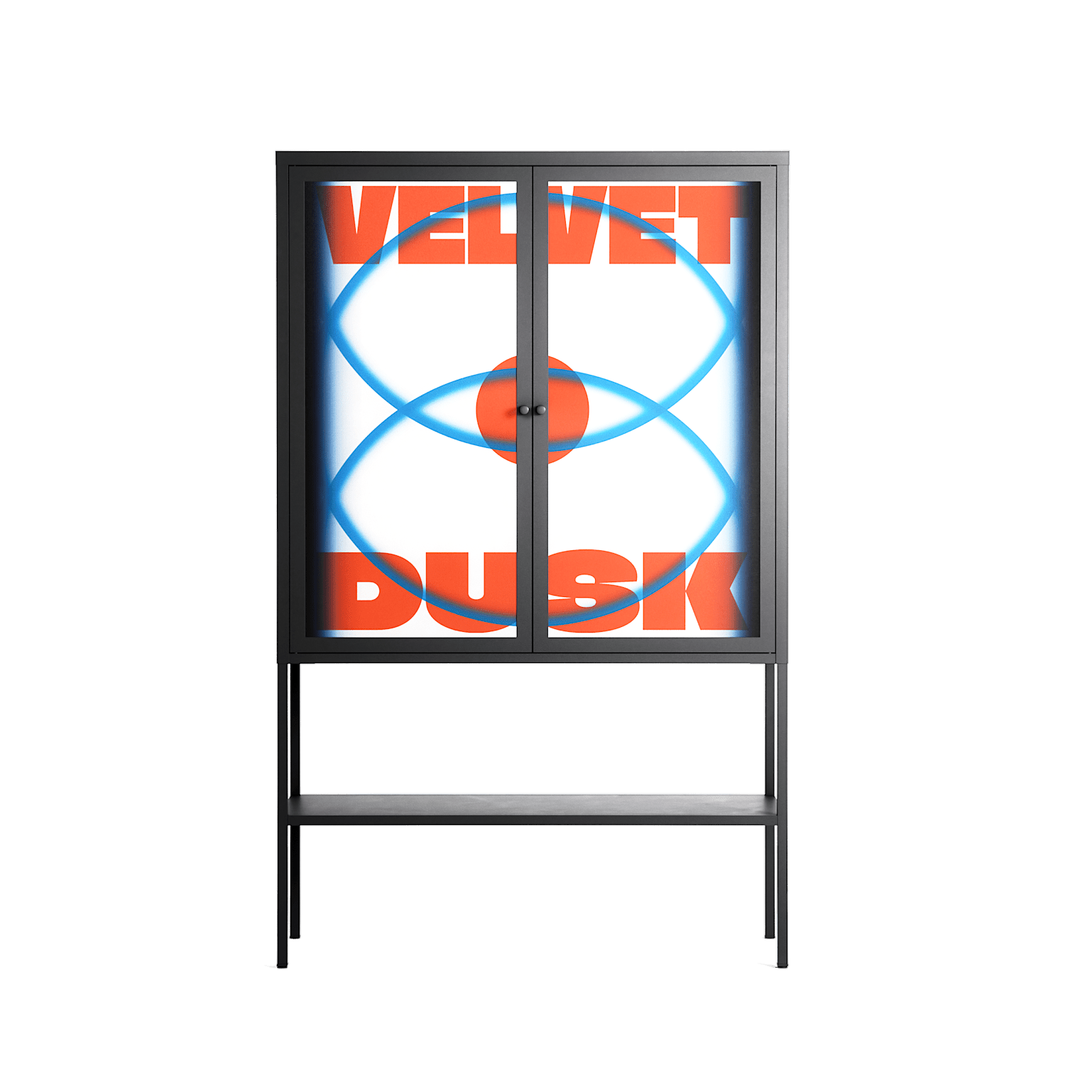 Velvet Dusk - Loft Cabinet - Oluwaseyi Samuel Adebayo - Antracite - Overlay Metal