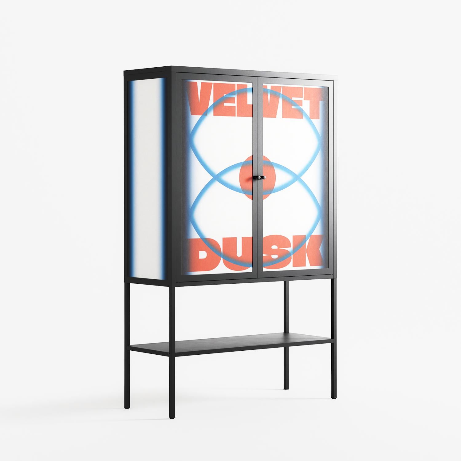 Velvet Dusk - Loft Cabinet - Oluwaseyi Samuel Adebayo - Antracite - Overlay Metal