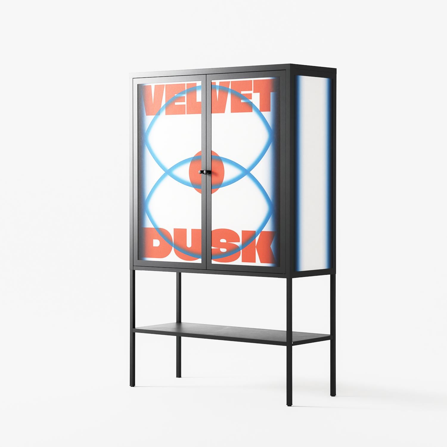 Velvet Dusk - Loft Cabinet - Oluwaseyi Samuel Adebayo - Antracite - Overlay Metal