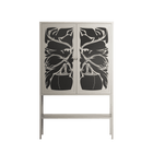 Black Potted Plant - Loft Cabinet - Konrad Blaszczyk - Pebble - Overlay Metal