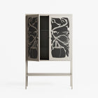 Black Potted Plant - Loft Cabinet - Konrad Blaszczyk - Pebble - Overlay Metal