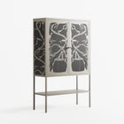 Black Potted Plant - Loft Cabinet - Konrad Blaszczyk - Pebble - Overlay Metal