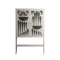 Black Fern - Loft Cabinet - Konrad Blaszczyk - Pebble - Overlay Metal
