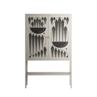 Black Fern - Loft Cabinet - Konrad Blaszczyk - Pebble - Overlay Metal