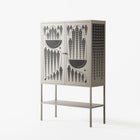 Black Fern - Loft Cabinet - Konrad Blaszczyk - Pebble - Overlay Metal