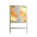 Twins - Loft Cabinet - Raissa Oltmanns - Pebble - Overlay Metal