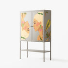 Twins - Loft Cabinet - Raissa Oltmanns - Pebble - Overlay Metal