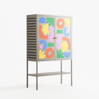 Fun Shapes - Loft Cabinet - Sandra Hutter - Pebble - Overlay Metal